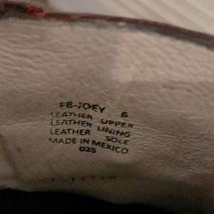 Freebird size 6 ankle leather boot